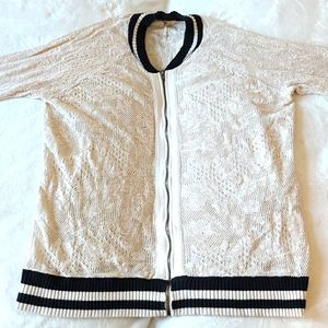 FREE PEOPLE Zip up sweater
